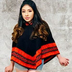Baby Alpaca Andean Poncho